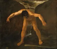 Hercules Separates Mounts Calpe and Abylla, 1634. Creator: Francisco de Zurbaran