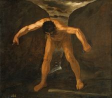 Hercules Separates Mounts Calpe and Abylla, 1634. Creator: Francisco de Zurbaran