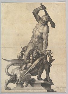 Hercules Slaying the Hydra, ca. 1602. Creator: Jan Muller