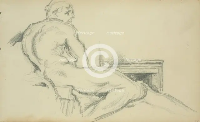 Hercules Resting, 1897. Creator: Paul Cezanne.