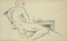 Hercules Resting, 1897. Creator: Paul Cezanne