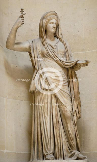 Hera Campana. Roman copy of an hellenistic original, 2th century BC. Artist: Art of Ancient Rome, Classical sculpture  