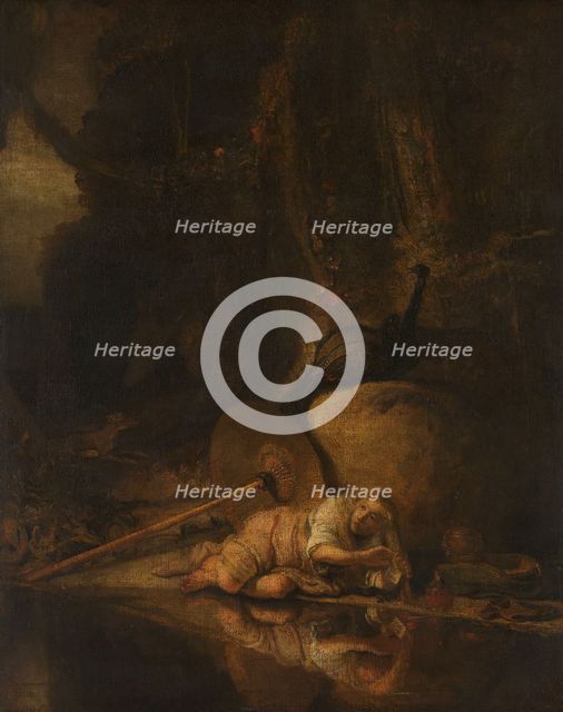Hera Hiding during the Battle of the Gods and Giants, after c.1643. Creator: Govaert Flinck.