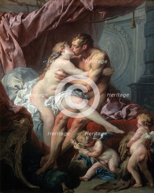 'Heracles and Omphale', 18th century.  Artist: François Boucher