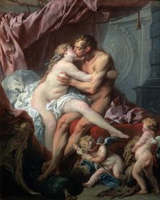 Heracles and Omphale 18th century. Artist: François Boucher