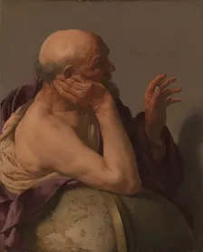Heraclitus, 1628. Creator: Hendrick ter Brugghen