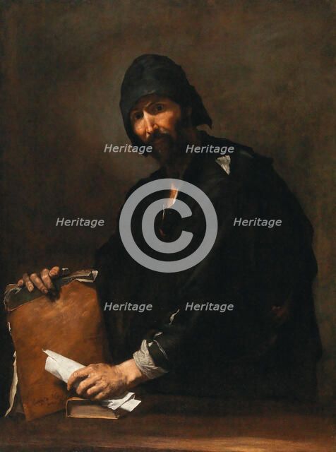 Heraclitus, 1634. Creator: Ribera, José, de (1591-1652).