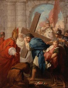 Heraclius Carrying the Cross, Probably 1728. Creator: Pierre Subleyras