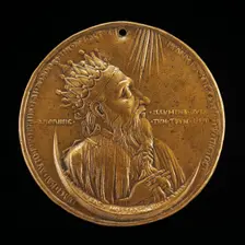 Heraclius I, c. 575-641, Roman Emperor 610 [obverse], 1402/1413. Creator: Unknown