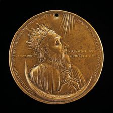 Heraclius I, c. 575-641, Roman Emperor 610 [obverse], 1402/1413. Creator: Unknown