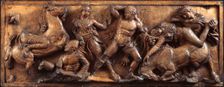 Herakles fighting an Amazon, 1816. Creator: Unknown