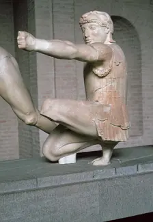 Herakles from the Greek temple of Aphaia at Aegina, 6th century BC