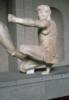 Herakles from the Greek temple of Aphaia at Aegina, 6th century BC