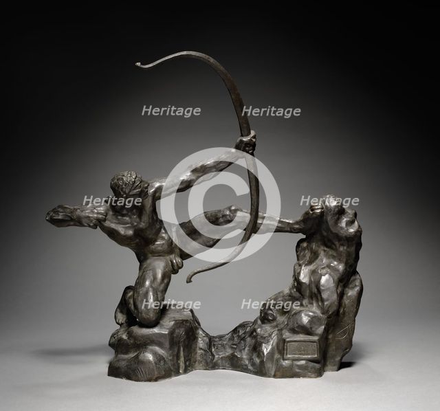 Herakles the Archer, 1908-1909. Creator: Emile Antoine Bourdelle (French, 1861-1929).