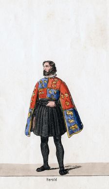 Herald, costume design for Shakespeare's play, Henry VIII, 19th century