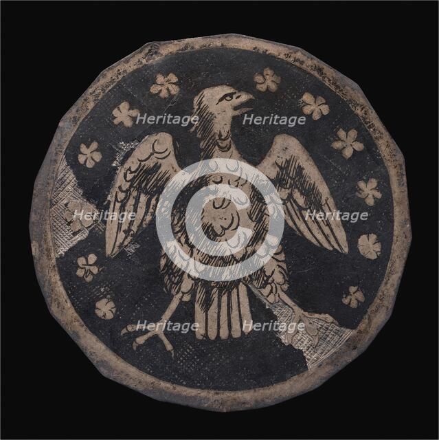 Heraldic Eagle in a Flowered Field. Creator: Unknown.