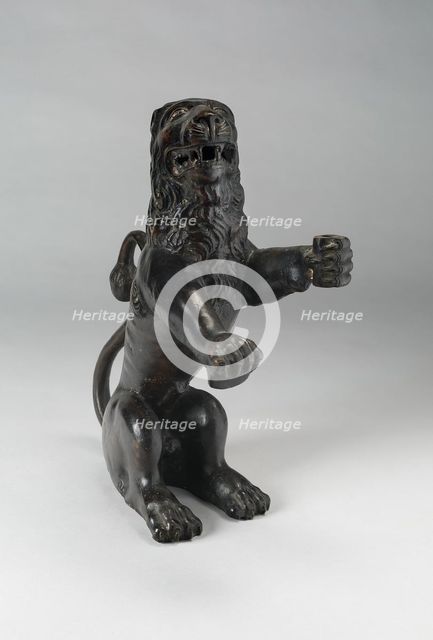 Heraldic Lion, Italian, c. 1450. Creator: Unknown.