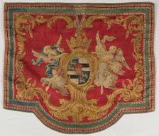 Heraldic Tapestry, 1700s. Creator: Unknown