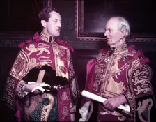 Heralds at St. James's Palace, London, 1953. Creator: Arthur Charles Kirby Ware