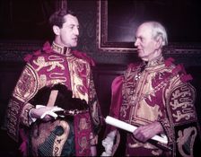Heralds at St. James's Palace, London, 1953. Creator: Arthur Charles Kirby Ware