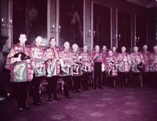 Heralds at St. James's Palace, London, 1953. Creator: Arthur Charles Kirby Ware