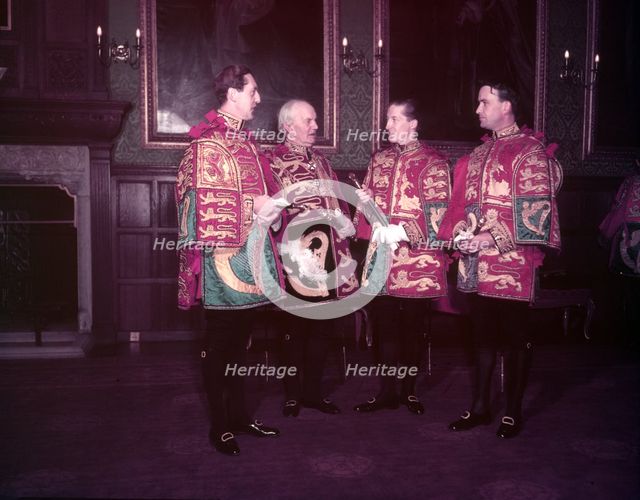 Heralds at St. James's Palace, London, 1953. Creator: Arthur Charles Kirby Ware.