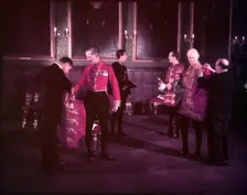 Heralds robing at St. James's Palace, London, 1953. Creator: Arthur Charles Kirby Ware
