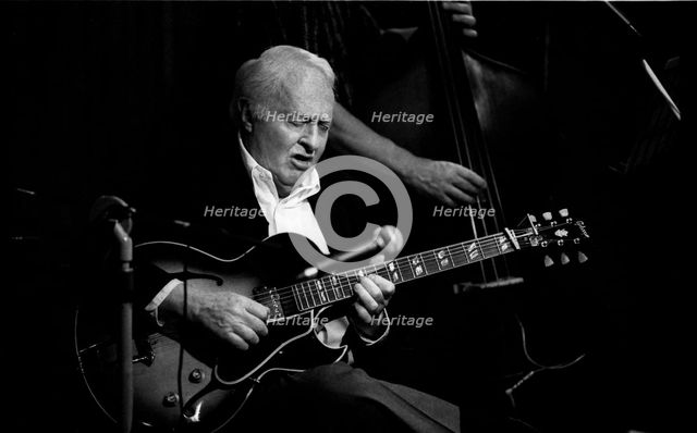 Herb Ellis, Tenor Clef, Hoxton Square, London, March 1991. Artist: Brian O'Connor.