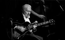 Herb Ellis, Tenor Clef, Hoxton Square, London, March 1991. Artist: Brian O'Connor