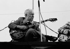 Herb Ellis, Knebworth Jazz Festival, Herts, July 1982. Artist: Brian O'Connor
