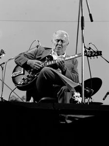 Herb Ellis, Knebworth Jazz Festival, Herts, July 1982. Artist: Brian O'Connor