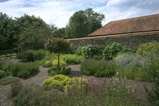 Herb garden at Castle Acre Priory, Norfolk, 1997. Artist: J Bailey
