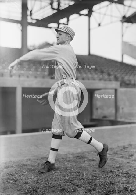 Herb Pennock, Philadelphia Al (Baseball), 1913. Creator: Harris & Ewing.