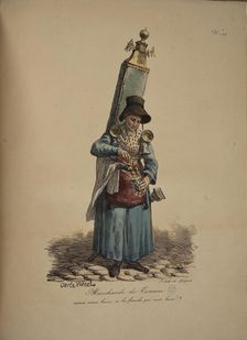 Herbal tea seller. From the Series "Cris de Paris" (The Cries of Paris), 1815. Creator: Vernet, Carle (1758-1836)