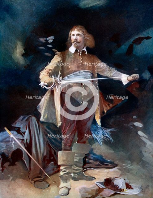 Herbert Waring in Under the Red Robe, c1902.Artist: Ellis & Walery