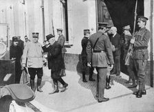 Herbert Asquith at the front, First World War, 1914-1916, (c1920)