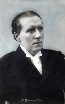 Herbert Beerbohm Tree (1852-1917), English actor and theatre manager, early 20th century