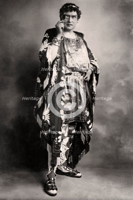 Herbert Beerbohm Tree (1853-1917), English actor, early 20th century.Artist: FW Burford