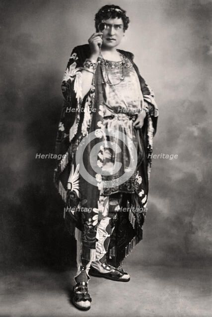 Herbert Beerbohm Tree (1853-1917), English actor, early 20th century.Artist: FW Burford