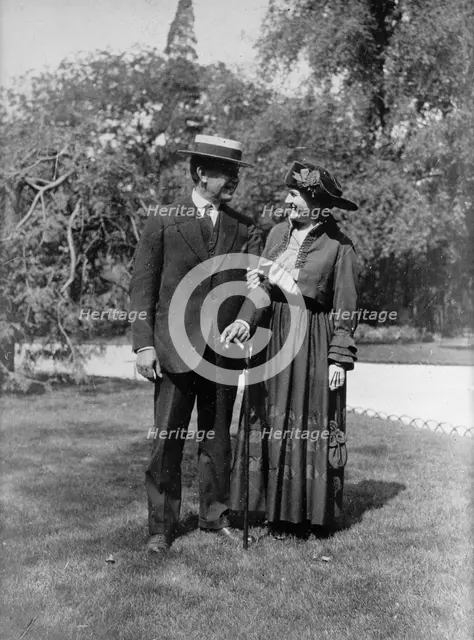 Herbert Corry, Newspaperman; with Wife, 1917. Creator: Unknown.