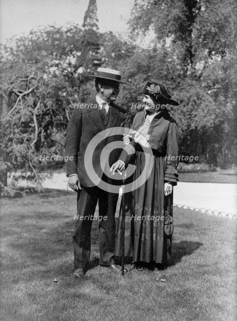 Herbert Corry, Newspaperman; with Wife, 1917. Creator: Unknown.