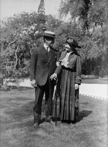 Herbert Corry, Newspaperman; with Wife, 1917. Creator: Unknown