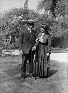 Herbert Corry, Newspaperman; with Wife, 1917. Creator: Unknown