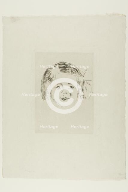 Herbert Esche's Daughter, 1905. Creator: Edvard Munch.