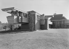 Herbert F. Johnson, Jr., Wingspread, residence in Racine, Wisconsin, 1939. Creator: Gottscho-Schleisner, Inc