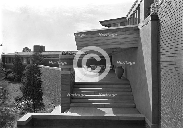 Herbert F. Johnson, Jr., Wingspread, residence in Racine, Wisconsin, 1939. Creator: Gottscho-Schleisner, Inc.