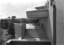 Herbert F. Johnson, Jr., Wingspread, residence in Racine, Wisconsin, 1939. Creator: Gottscho-Schleisner, Inc