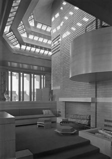 Herbert F. Johnson, Jr., Wingspread, residence in Racine, Wisconsin, 1939. Creator: Gottscho-Schleisner, Inc