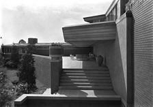 Herbert F. Johnson, Jr., Wingspread, residence in Racine, Wisconsin, 1939. Creator: Gottscho-Schleisner, Inc