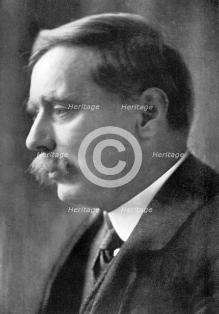 Herbert George Wells, British novelist, 1914.Artist: Emil Otto Hoppe